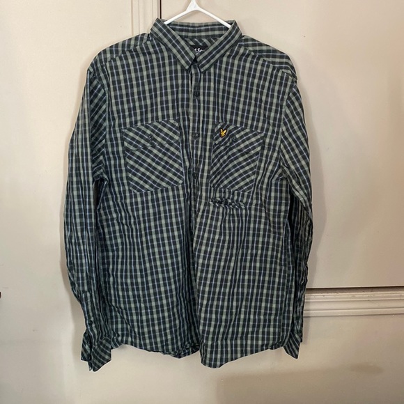 Lyle & Scott Checkered Long Sleeve Button Down Shirt - Picture 2 of 7